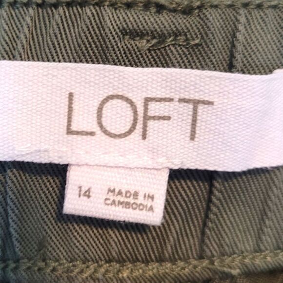 🌴Green Loft Pants size 14 - Picture 3 of 3